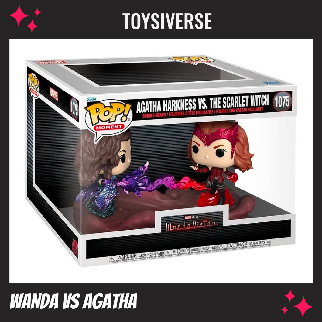 Agatha Harkness VS. The Scarlet Witch Pop Moment