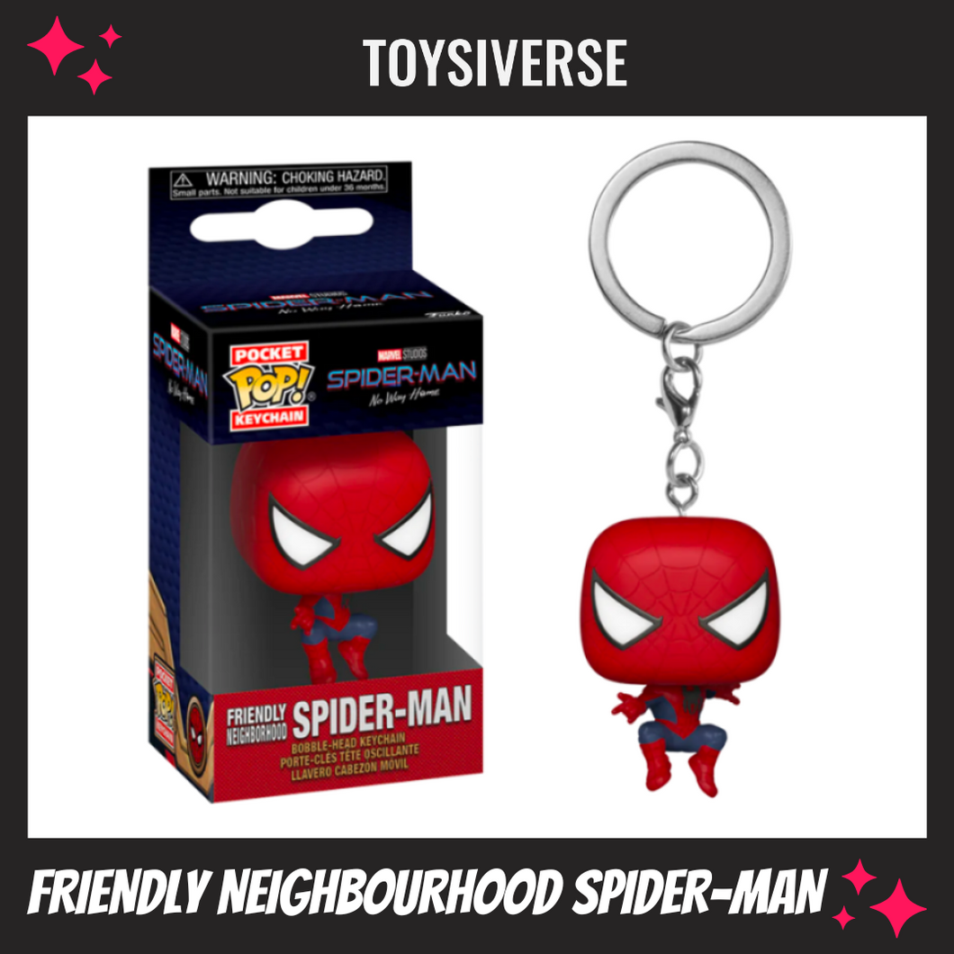 Spider-Man No Way Home Pop Keychain: Friendly Neighbourhood Spider-Man