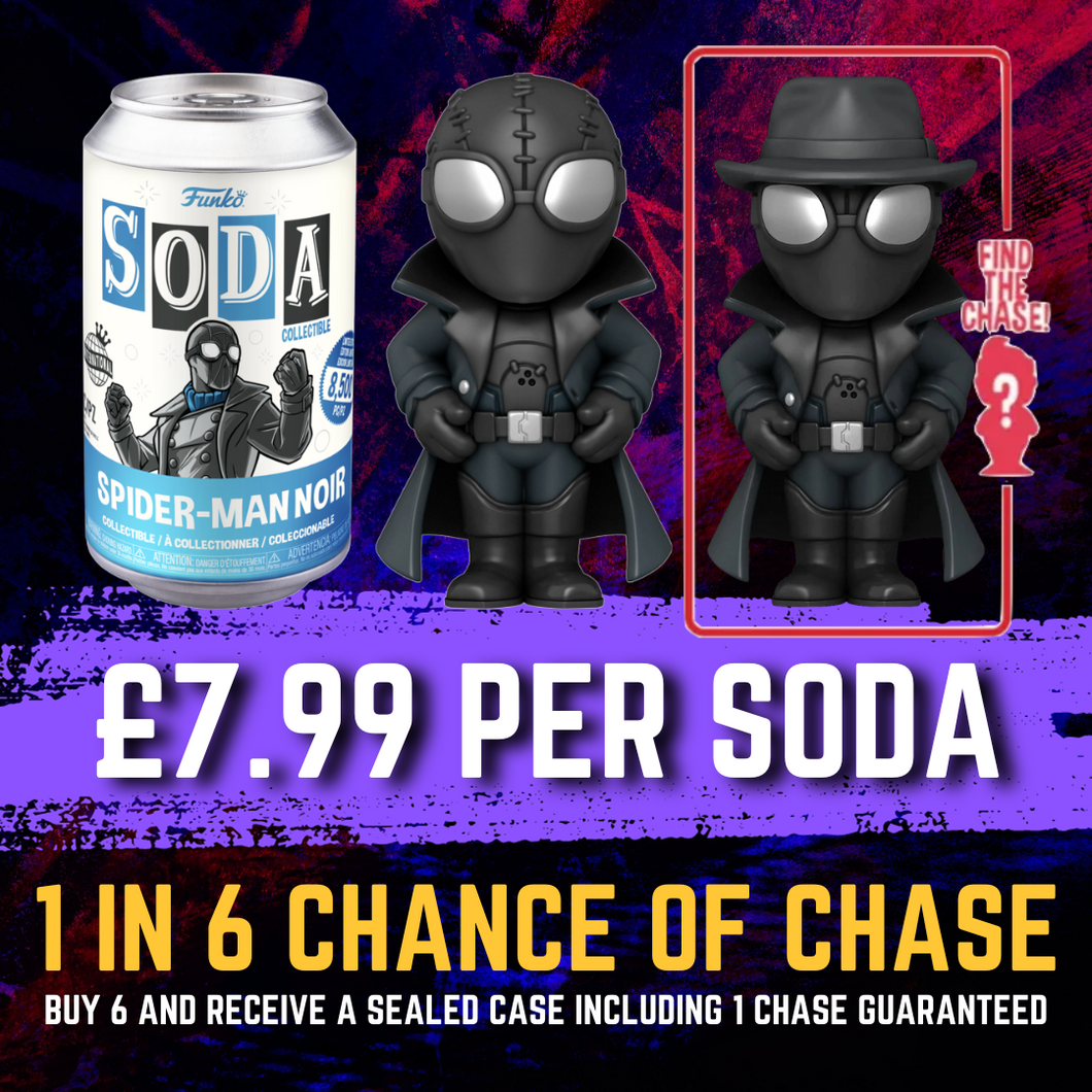 Spider-Man Noir Vinyl Soda Chance of Chase