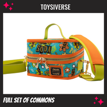 Load image into Gallery viewer, Scooby Doo LoungFly Cooler + Full Set of Sealed Common&#39;s
